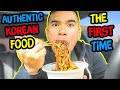 First Time Trying AUTHENTIC KOREAN FOOD | Mukbang | QT