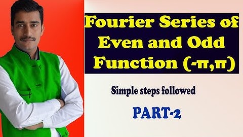 VTU ENGINEERING MATHS 3 FOURIER SERIES EVEN ODD FUNCTIONS examples (PART-2)