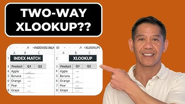 Stop Using INDEX MATCH! Try This Two-Way XLOOKUP Trick Instead