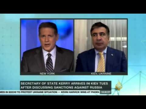 მიხეილ სააკაშვილი ალჯაზირას პირდაპირ ეთერში კიევიდან