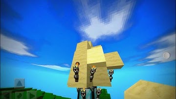 Minecraft PE Sand trap using torches, sand blocks and/or any block