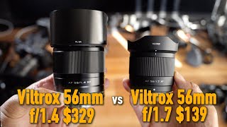 Cheapest APSC autofocus portrait lens  Viltrox AF 56mm 1.7 (APS-C Fujifilm X / Sony E / Nikon Z )