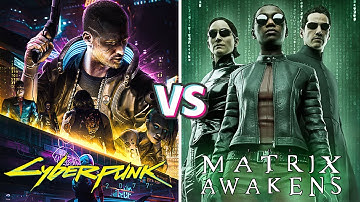 Cyberpunk 2077 VS Matrix Awakens | Ultra Overdrive Path-tracing VS Unreal Engine 5 | Photo Realism