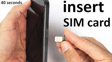 How to insert SIM card in iPhone 15