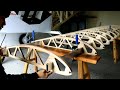 How to Make a Wooden Plane - Wood Aircraft Construction - DIY Wooden Airplane - Woodworking Skills