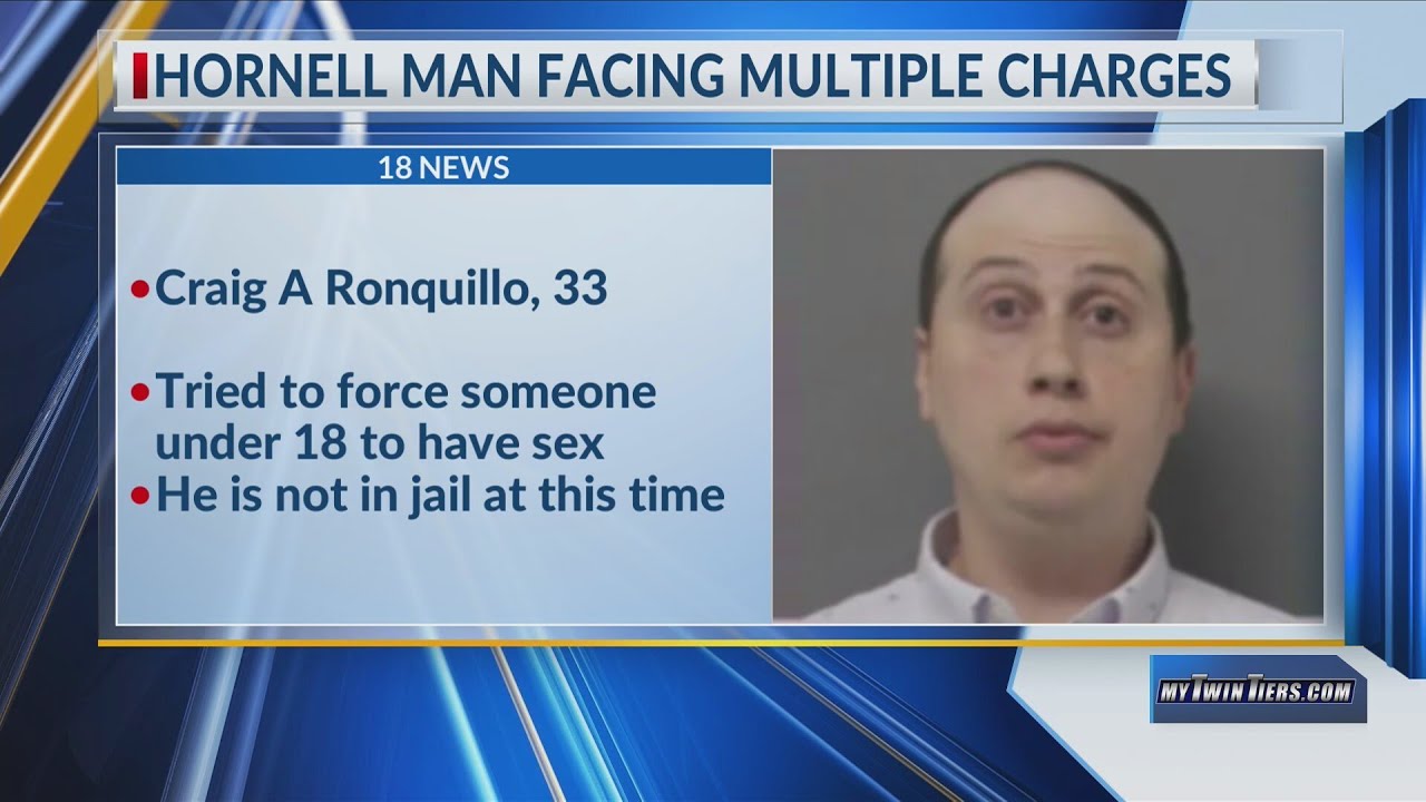 Hornell man arrested on attempted rape charges - YouTube