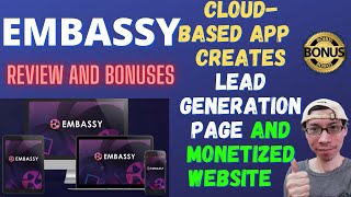 EMBASSY Review🔥Cloud Based App Creates Lead Generation Page And Monetized Website screenshot 4