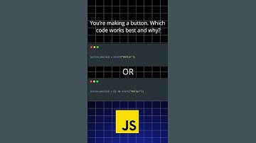 JS Quiz: Which Button Code Works? #JavaScript #WebDev #LearnCoding #FrontendQuiz #devforall