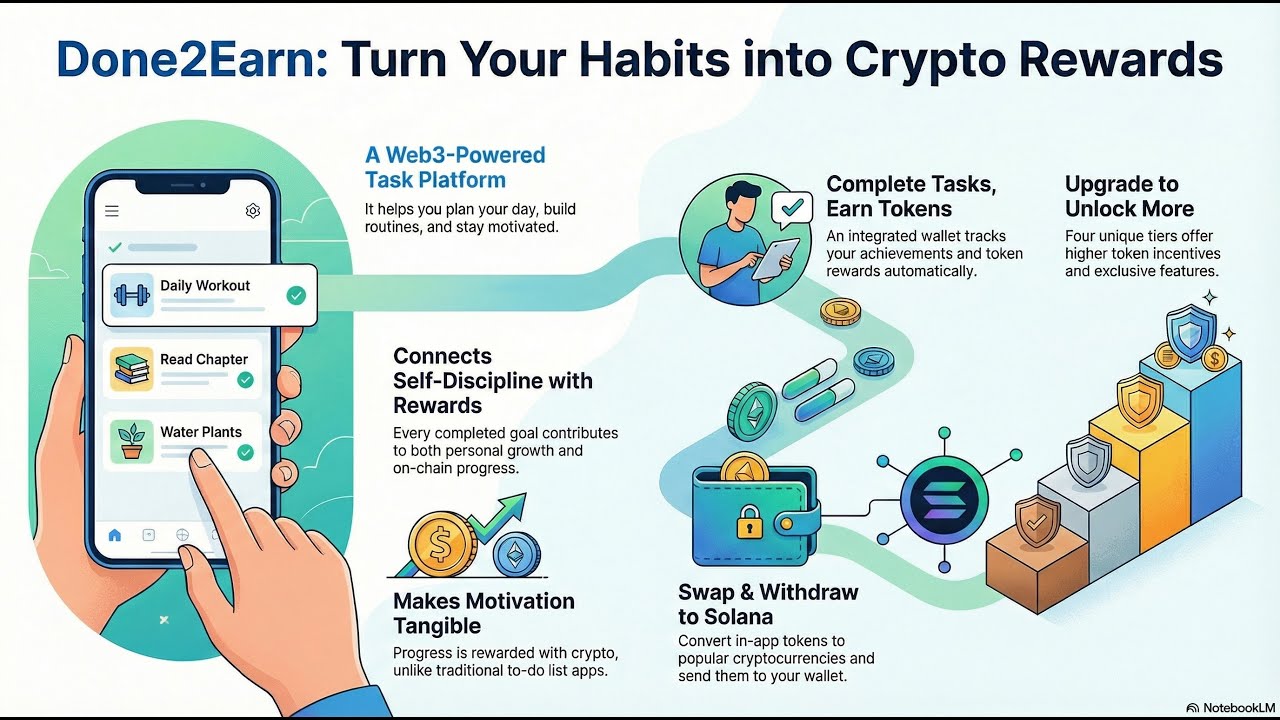 Turn Your Habits into Rewards with Done2Earn - YouTube