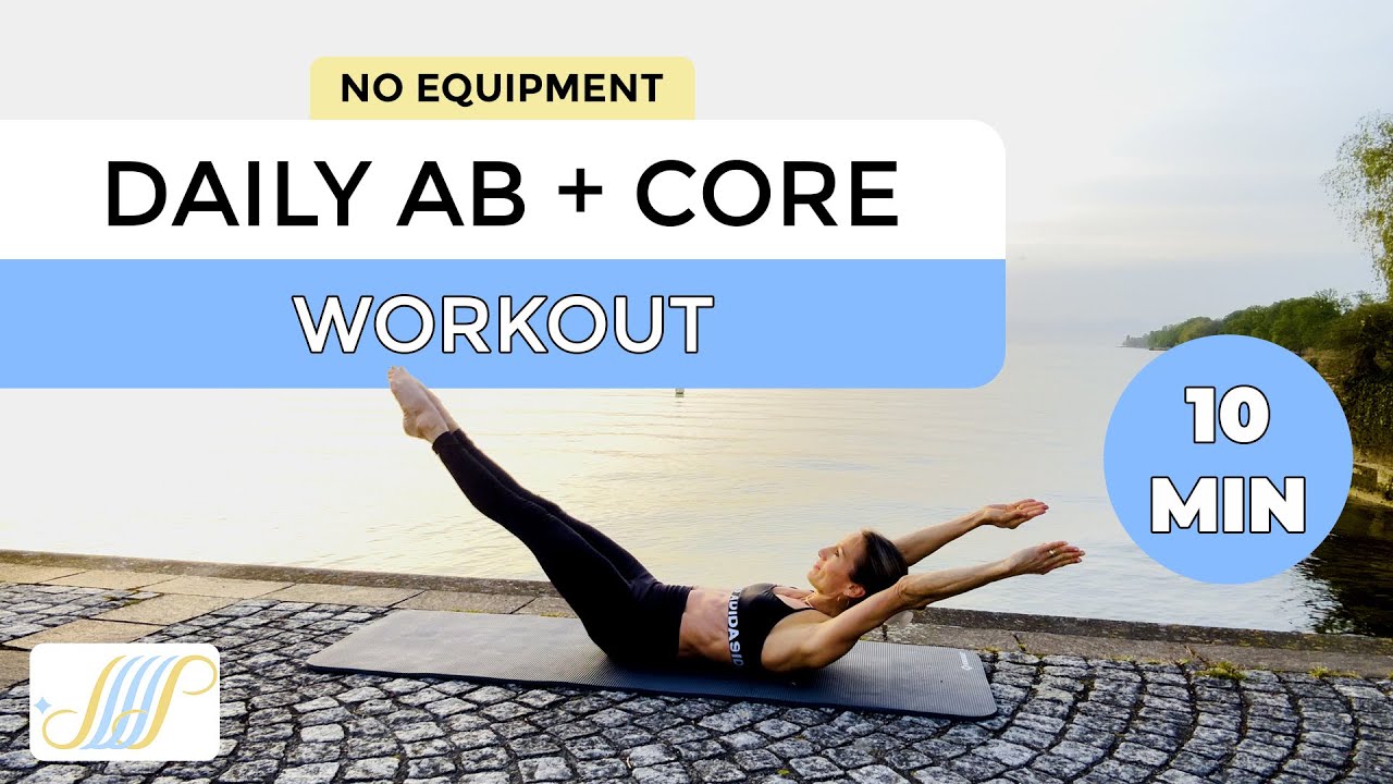 Abs & Core WORKOUT - No Equipment // 10 MIN DAILY - YouTube