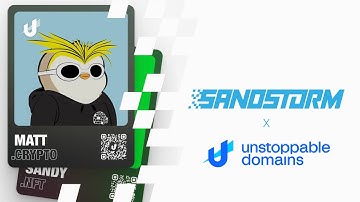 Creating your web3 address and identity - Unstoppable Domains interview with Sandstorm