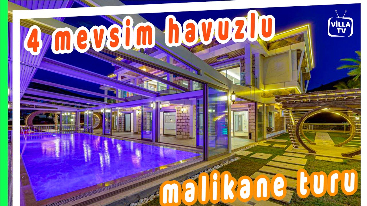 Kuşadası Ege Mahallesi  Havuzlu Malikane Villa  Satılık  | Luxury Mansion with Indoor Pool for Sale
