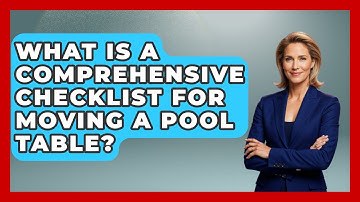 What Is A Comprehensive Checklist For Moving A Pool Table? - Billiards Hustlers