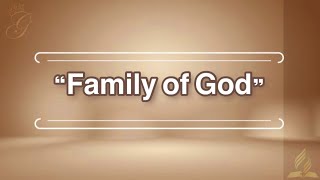 Family of God | Instrumental | Lyrics