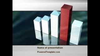 Bar Chart PowerPoint Template by PoweredTemplate.com