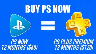BUY PS NOW!!! PS NOW($60) = PS PLUS PREMIUM($120) - How To Buy 1 Year PS NOW - April 2022