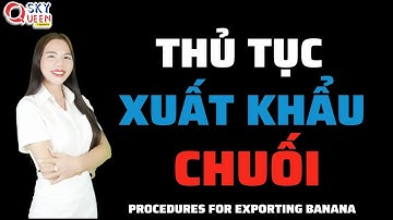 Xuất khẩu chuối, Thủ tục xuất khẩu chuối sang Trung Quốc | Sky Queen Logistics
