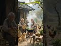 Grandparents Cooking Traditional Village Food 🍲❤️ A Taste of Countryside Life