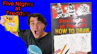LEARN TO DRAW FNAF WITH THE HOW TO DRAW FIVE NIGHTS AT FREDDYS BOOK ! || Review || Konas2002 screenshot 2