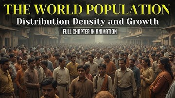 World Population Class 12 Geography | Distribution, Density & Growth Ch 2 by animation