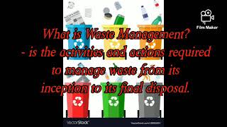 Waste Management- NSTP