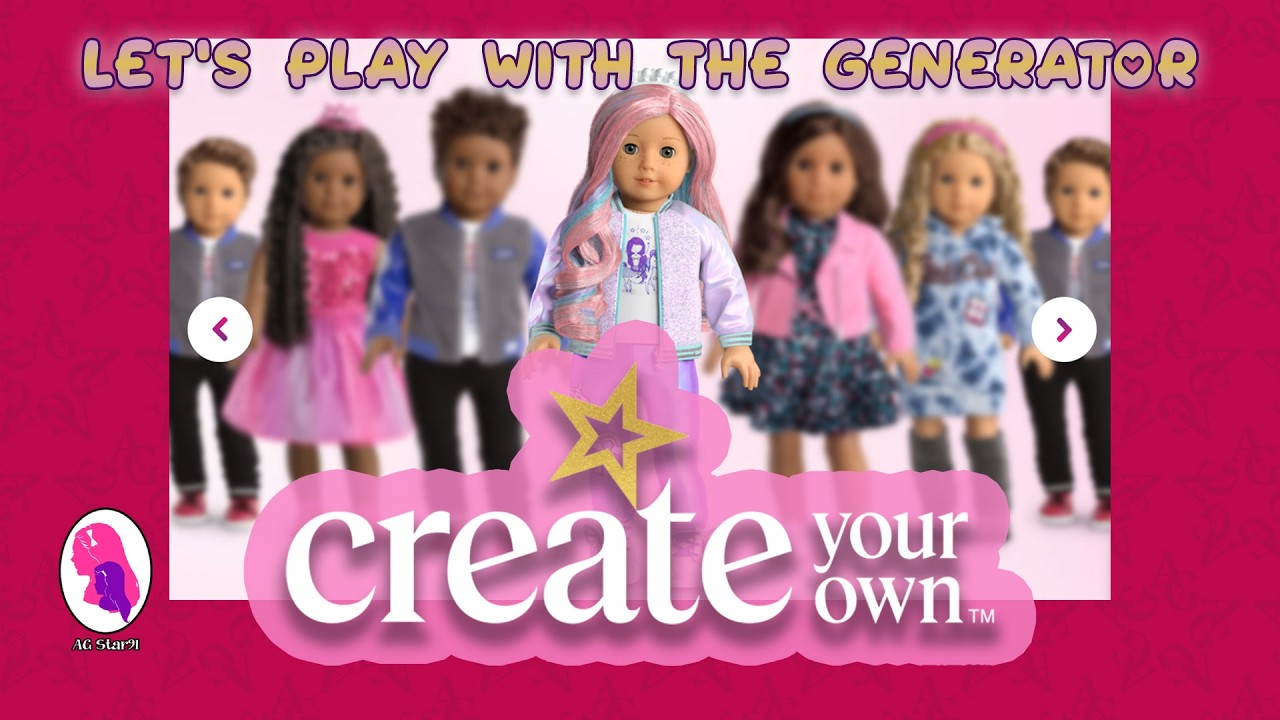 AG - Генератор собственных игр-симуляторов создания кукол - Подкаст о куклах American Girl
