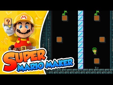 Link y los espejos! | Super Mario Maker (60fps) - Zelda: Mirage Mirror Mansion