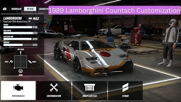 NFS Heat: 1989 Lamborghini Countach Customization