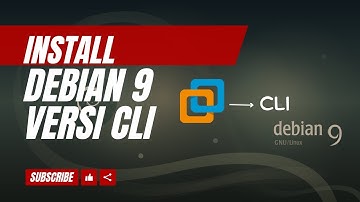 INSTALL DEBIAN 9 CLI VERSION DENGAN VMWARE