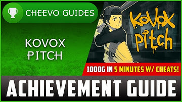Kovox Pitch - Achievement / Trophy Guide (Xbox/PS4) **1000G IN 5 MINUTES W/ CHEAT CODE**