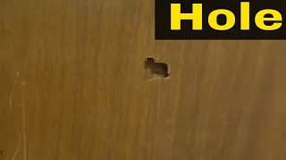 How To Fix A Hole In A Door-Full Tutorial