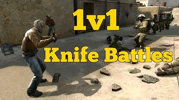CS:GO Funny Moments #2 | "1v1 Knife Battles"