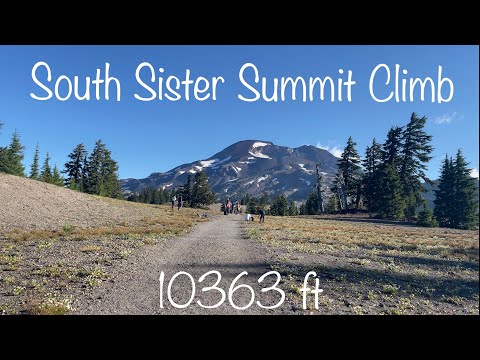 Gorgeous South Sister Summit Climb. August 5th, 2023. 3D Map. Tear Drop Pool in the Crater.