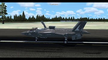Prepar3D F-35B STOVL nose gear collapse