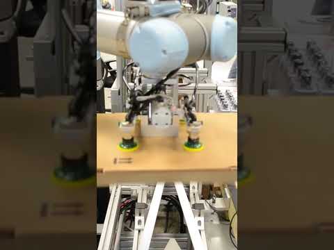 Compact case erector/case packer📦 Automation with cobots in a small footprint #packaging #cobot