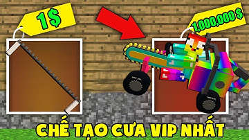 MINI GAME : CUỘC THI CHẾ TẠO MÁY CƯA VIP NHẤT MINECRAFT