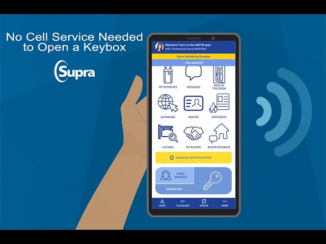 Supra eKEY® - No Cell Service Needed to Open a Keybox