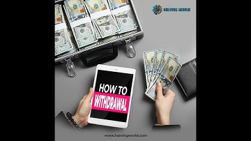How to withdrawal your amount | Halving World | Language - English