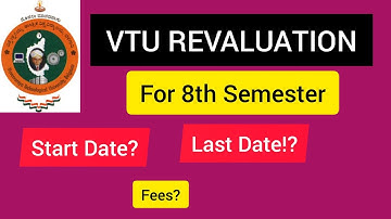 Application for Revaluation Vtu 8th Sem June - July 2022 🔥