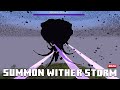 How to summon wither storm in minecraft bedrockpejava 101 working