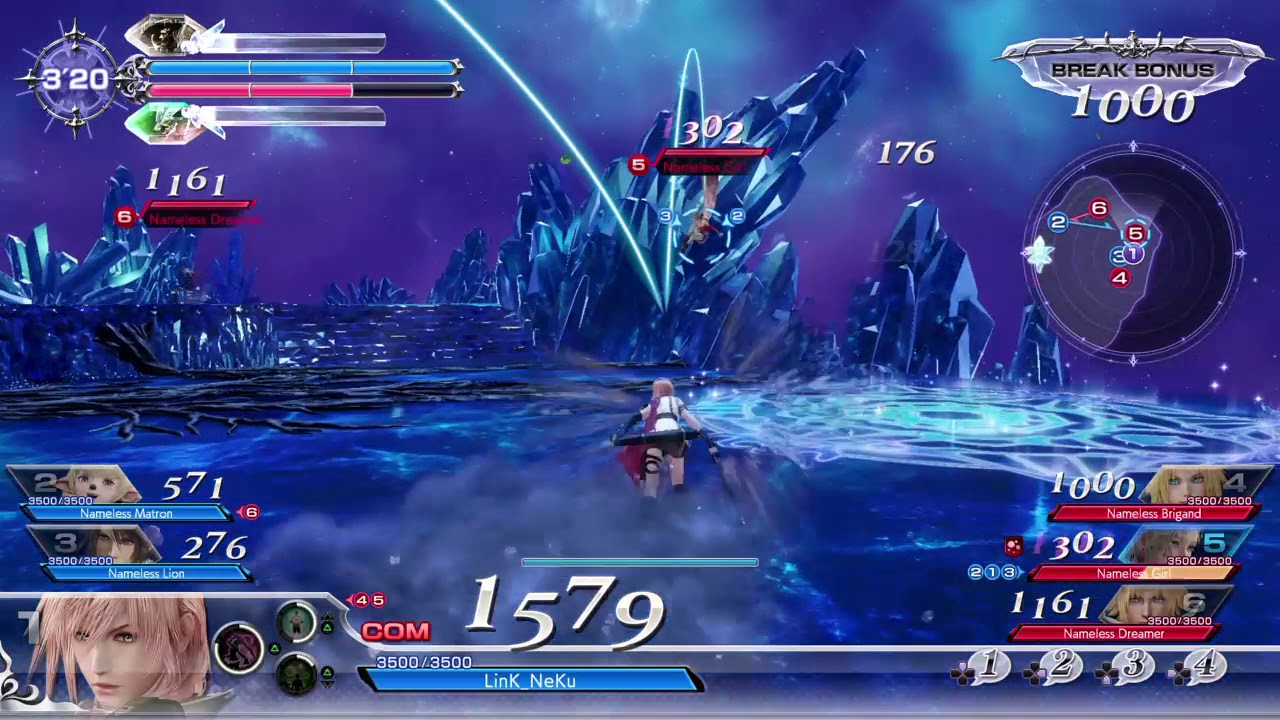 DISSIDIA FINAL FANTASY NT Closed Beta Test Lightning, Strikes! - YouTube