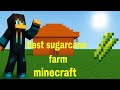 Best Sugarcane farm in Minecraft (mcpe/bedrock/Java)