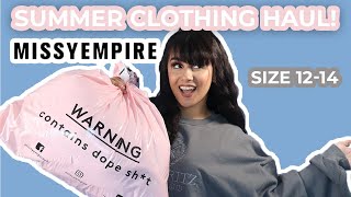 I DID A HUGE SUMMER CLOTHING HAUL @ MISSY EMPIRE | Niah Selway