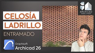 ✅Tutorial Muro ENTRAMADO de LADRILLO | Archicad 26 | 2022