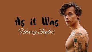 As It Was - Harry Styles  [Lyrics] | Lirik Lagu Terjemahan