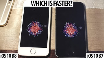 iPhone 5S - iOS 10 BETA 8 vs. iOS 10 BETA 7 : Speed Test! #ios10beta8 #ios10beta7 #iPhone5S #iosdev