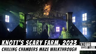 The Chilling Chambers Haunted House Maze | Knott’s Scary Farm 2023