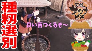 3【天穂のサクナヒメ】種籾選別はじめました！農家の娘がプレイ【PS4/switch/STEAM】実況