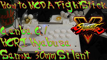 How To Mod A FightStick | HORI Hayabusa | Qanba Q1 | Sanwa 30mm Silent