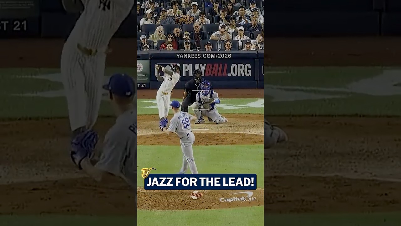 Jazz Chisholm Jr. launches a game-winning go-ahead homer for the Yankees! 💪